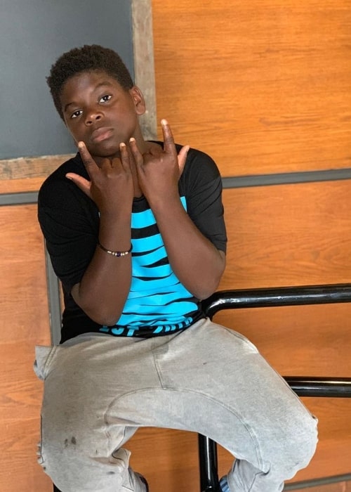 Artyon Celestine posing for the camera in July 2019