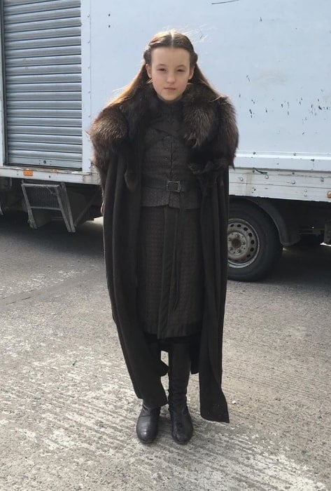 Bella Ramsey as seen while shooting for 'Game of Thrones'