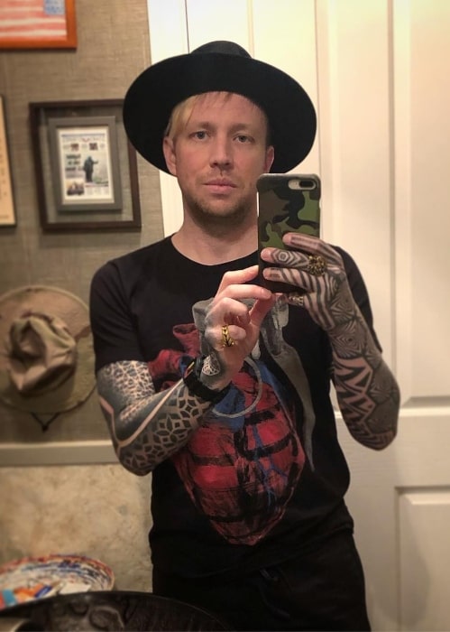 Ben McKee sharing his selfie in December 2018