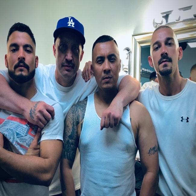 Bobby Soto as seen in a picture with Jay, Jose Conejo Martin, and Shia LaBeouf as seen in a picture that was taken in the past