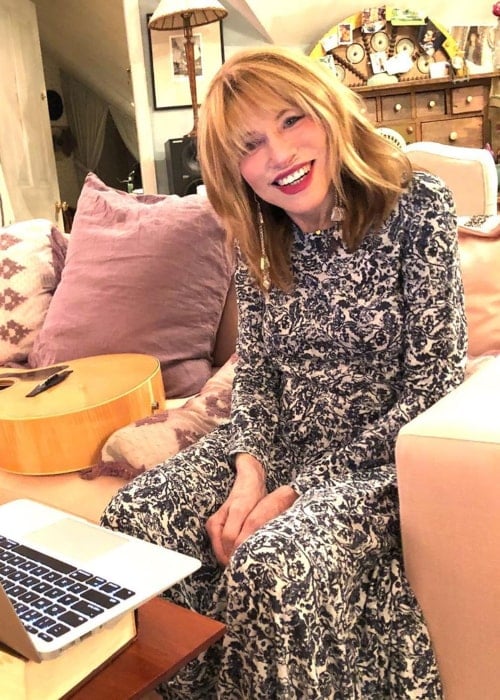 Carly Simon as seen in an Instagram Post in April 2020