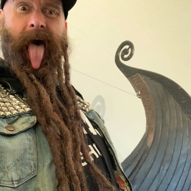 Chris Kael at the Viking Ship Museum in Oslo in January 2020