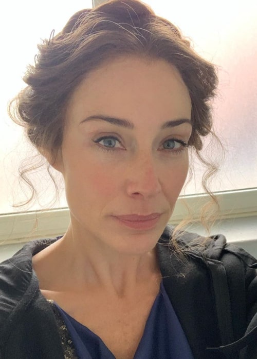 Claire Forlani in an Instagram selfie from January 2020