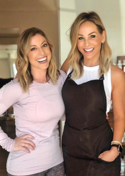 Clare Crawley (Right) smiling for a picture alongside Dina Kupfer in May 2019