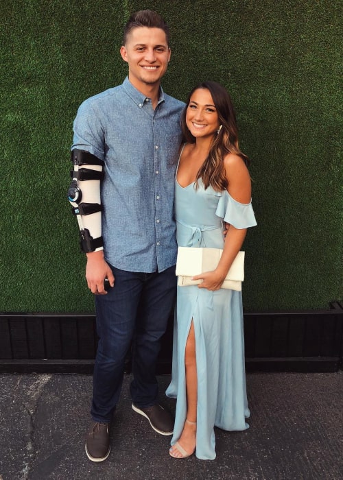 Corey Seager and Madisyn Van Ham, as seen in June 2018