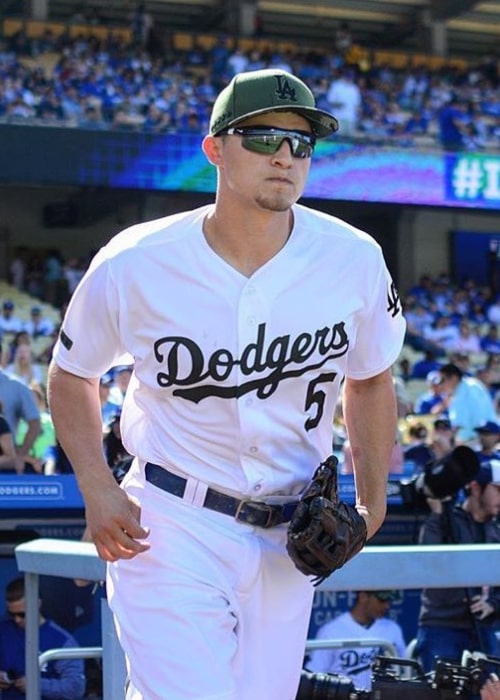 Corey Seager as seen in an Instagram Post in May 2017