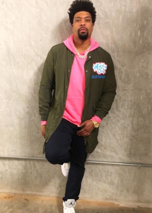 DeRay Davis as seen in a picture that was taken in December 2019