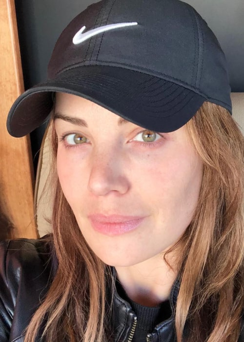 Erica Durance in an Instagram selfie from January 2019