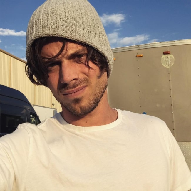 François Arnaud as seen while taking a selfie in Albuquerque, New Mexico in August 2018