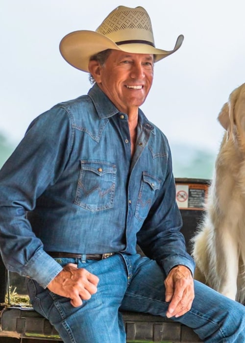 George Strait gezien in een Instagram-post in september 2020