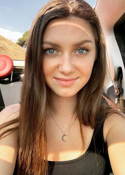 Isabella Blake-Thomas as seen while taking a selfie in June 2020