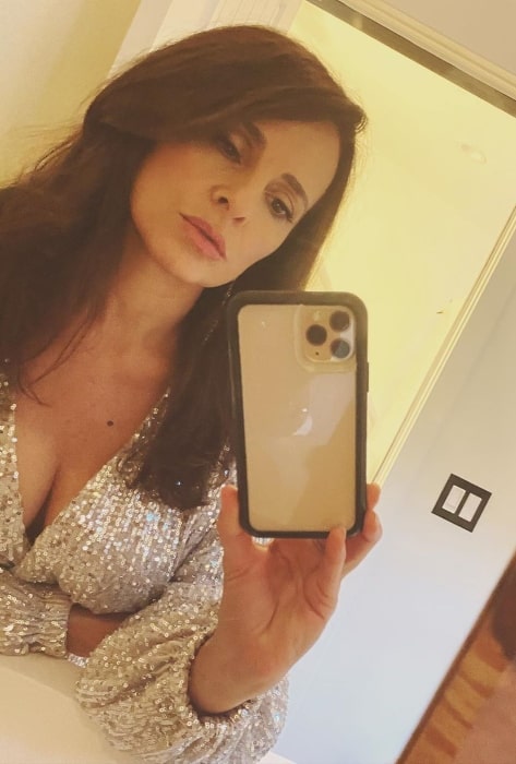 Jacqueline Obradors as seen while taking a glammed-up mirror selfie in September 2020