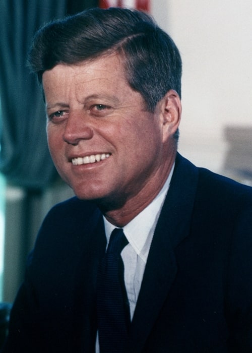 John F. Kennedy in the Oval Office in July 1963