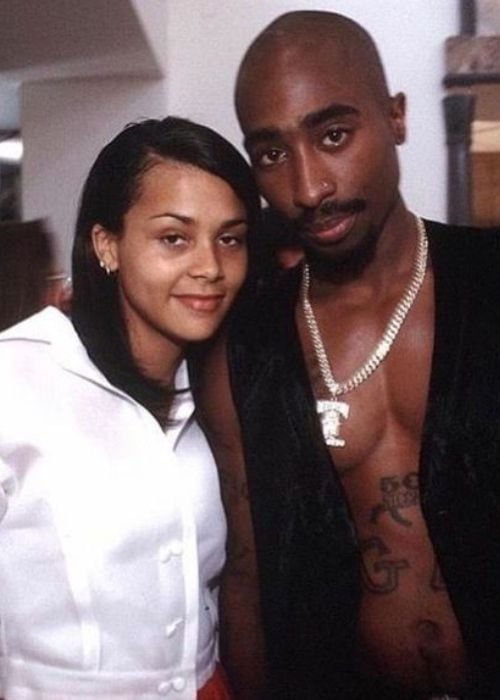Kidada Jones as seen with the slain rapper Tupac Shakur