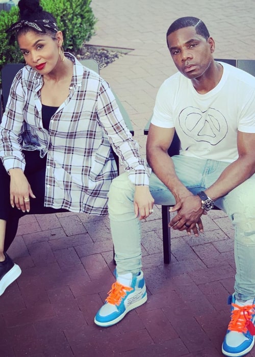 Kirk Franklin and Tammy Collins, as seen in June 2020