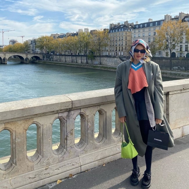 Lolo Zouaï as seen in Paris, France in October 2020