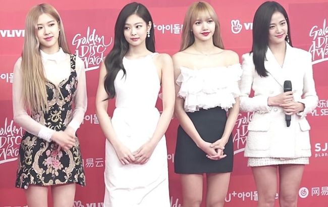 Members of Blackpink as seen at the Golden Disc Awards in 2019