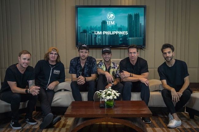 Members of OneRepublic as seen in Manila in 2019