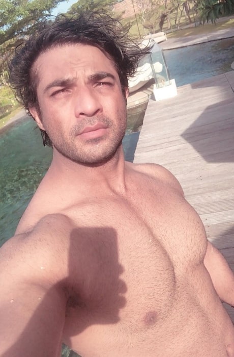 Mohammad Nazim sharing his selfie in December 2019