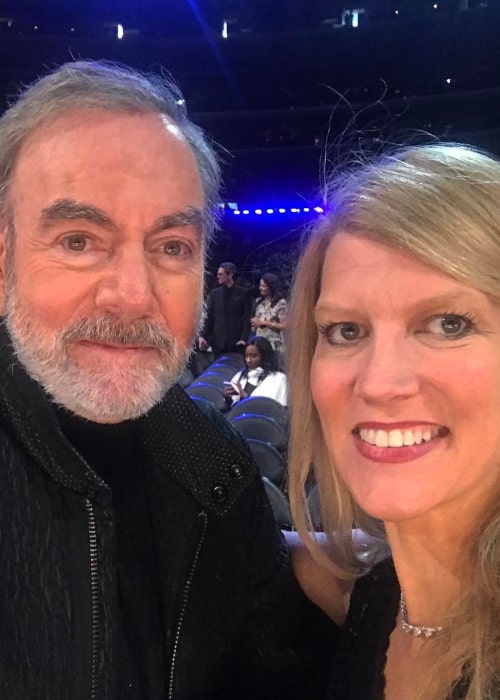 Neil Diamond and Katie McNeil, as seen in February 2017