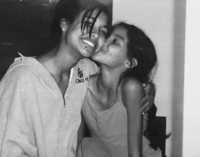 Nickayla Rivera (Right) with her late sister in a picture from their childhood years