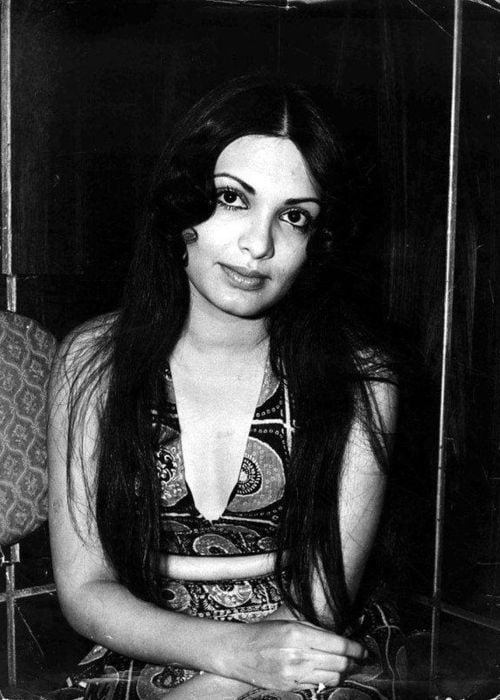Parveen Babi as seen posing for a camera