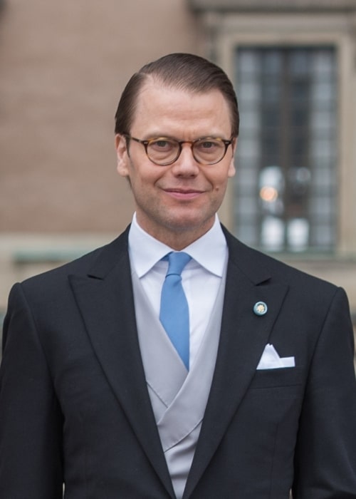 Prince Daniel, Duke of Västergötland as seen at the christening of his son Prince Oscar, Duke os Skane in May 2016