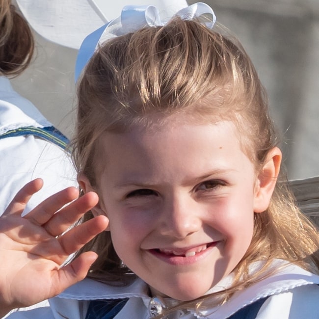 Princess Estelle, Duchess of Östergötland pictured in June 2019 in Stockholm, Sweden