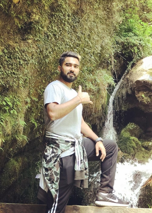 Rahul Tewatia as seen in an Instagram Post in May 2018