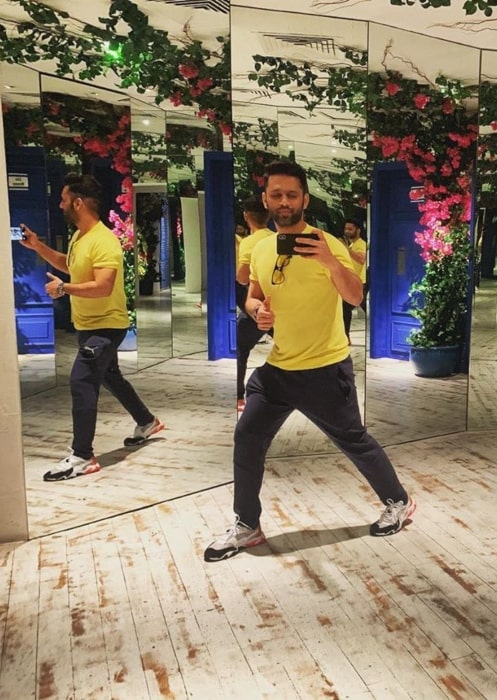 Rahul Vaidya in September 2019 stating yellow to be the colour of happiness