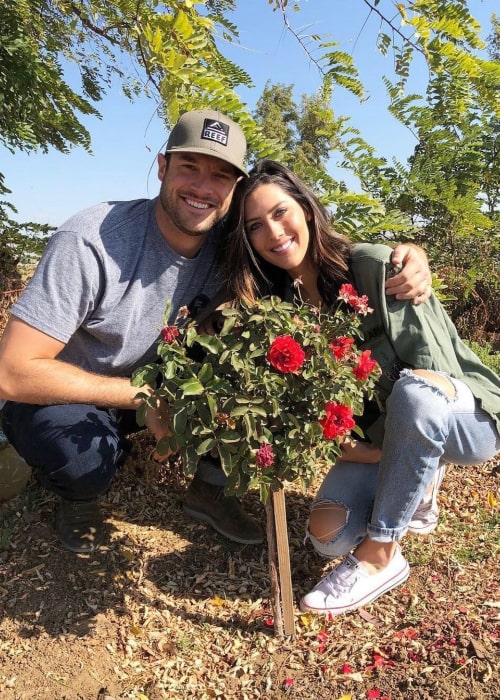 Rebecca Kufrin and Garrett Yrigoyen, as seen in April 2020