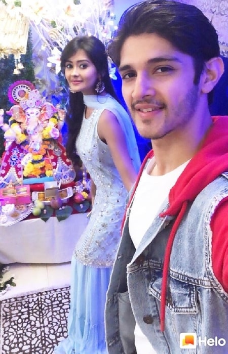 Rohan Mehra with his girlfriend in September 2019