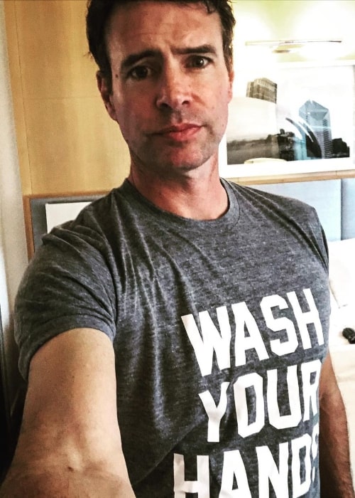 Scott Foley as seen in a selfie in Chicago, Illinois in March 2020