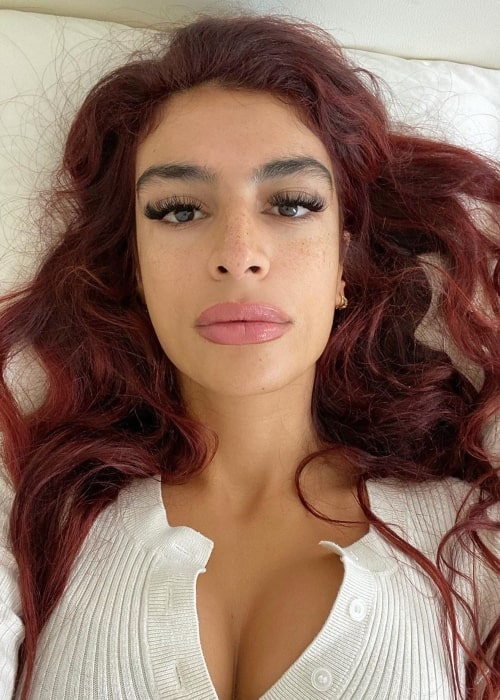 Sevdaliza as seen in a selfie that was taken in September 2020