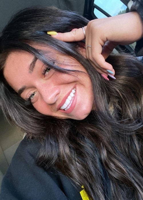 Tabitha Swatosh as seen in selfie that was taken in August 2020