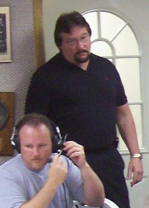 Ted DiBiase at a radio interview in July 2006 in Newton, Iowa