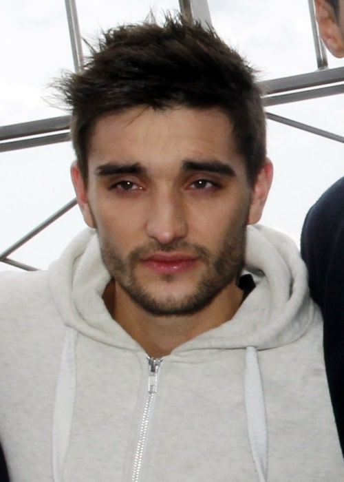 Tom Parker pictured at the Empire State Building Observation Deck in New York City in April 2012