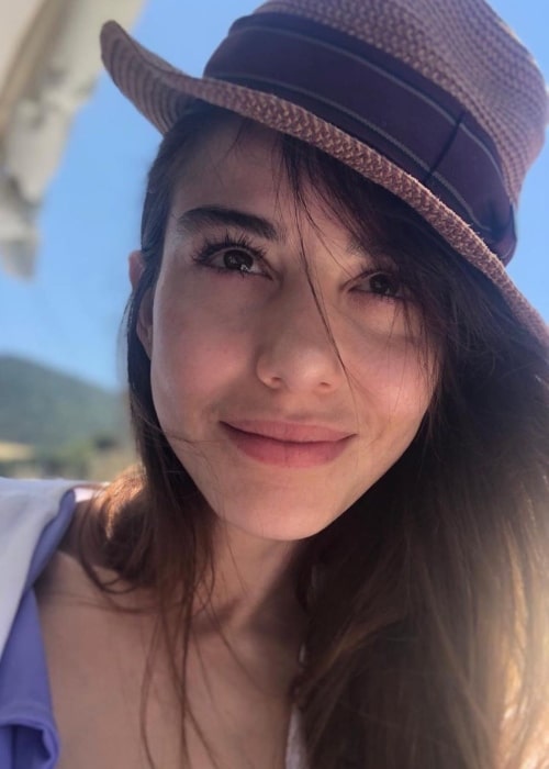 Özge Gürel as seen in a selfie that was taken in July 2020