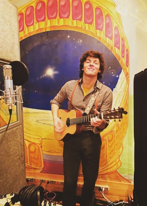 Adrian Blake Enscoe as seen in a picture that was taken at the Electric Lady Studios in March 2020