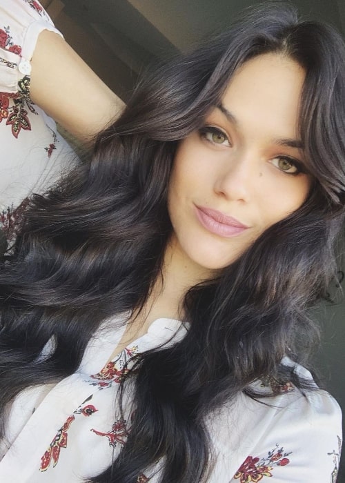 Audra Mari as seen while taking a selfie in Los Angeles, California in July 2019