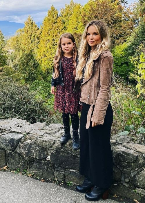 Briana Buckmaster as seen in a picture that was taken with her daughter in Vancouver, British Columbia in October 2020