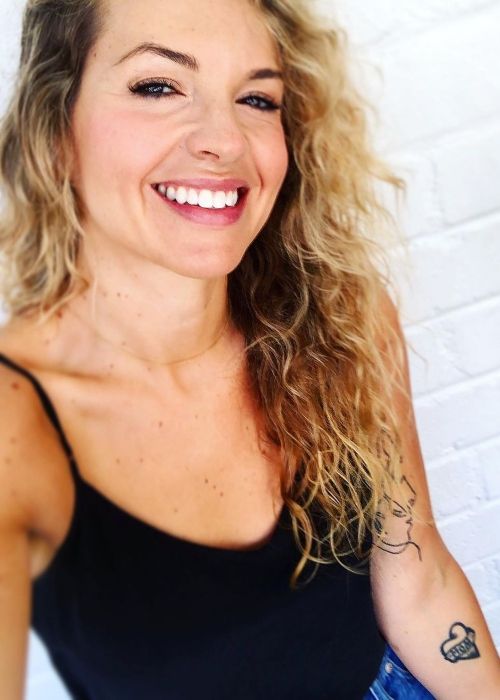 Briana Buckmaster as seen in a selfie that was taken in October 2020