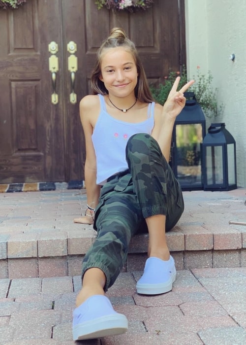 Brinley Rich as seen in a picture that was taken in July 2019