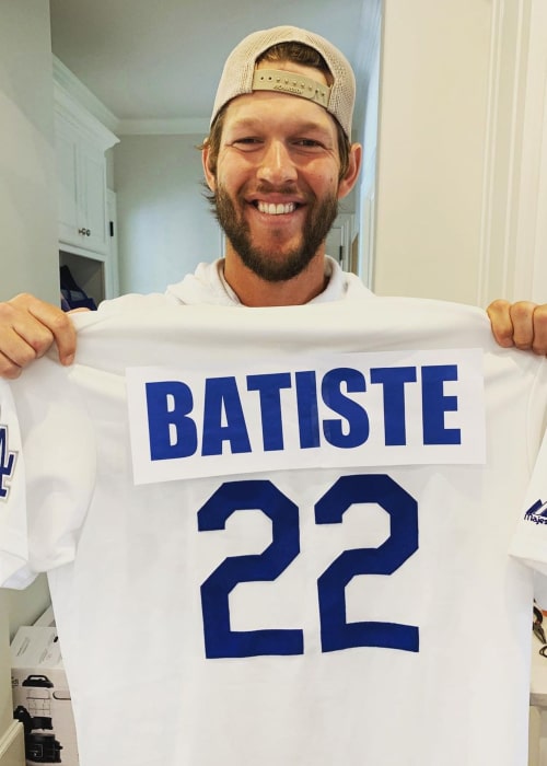 Clayton Kershaw, amint egy 2020 májusi Instagram-bejegyzésben látható