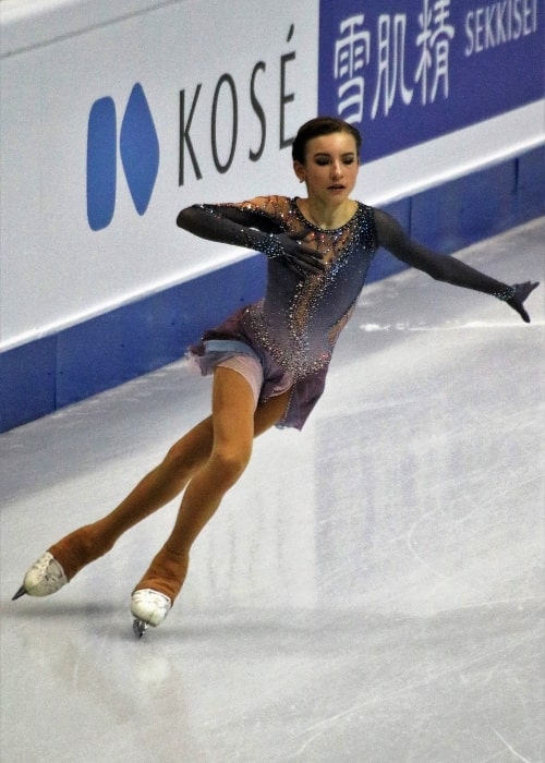 Daria Usacheva as seen in a picture during a performance of hers in December 2019