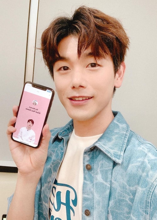 Eric Nam in an Instagram selfie from July 2020