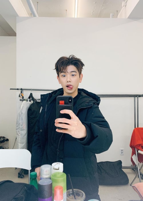 Eric Nam in an Instagram selfie from October 2020