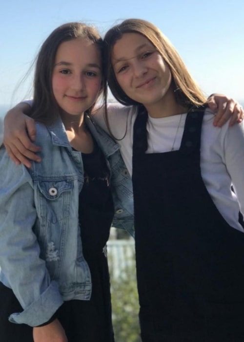 Gabs Lewitton as seen in a picture that was taken in September 2020, with her friend Bella Widan