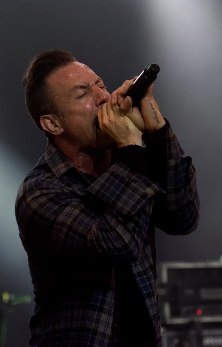 Greg Puciato pictured while performing at Wacken Open Air 2017