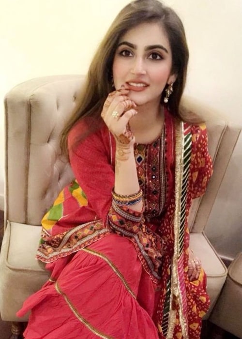 Hiba Bukhari as seen in an Instagram post in August 2020